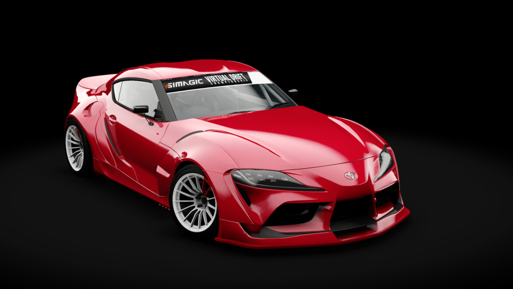 VDC Toyota Supra A90 Public 4.0, skin lightning_red