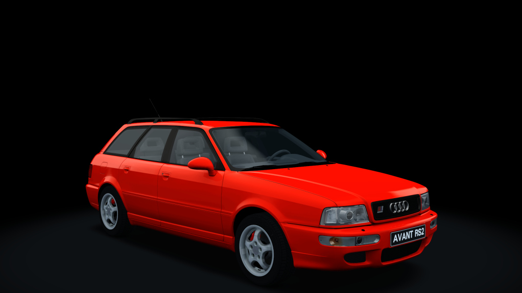 Audi RS2 800HP, skin Laser_Red