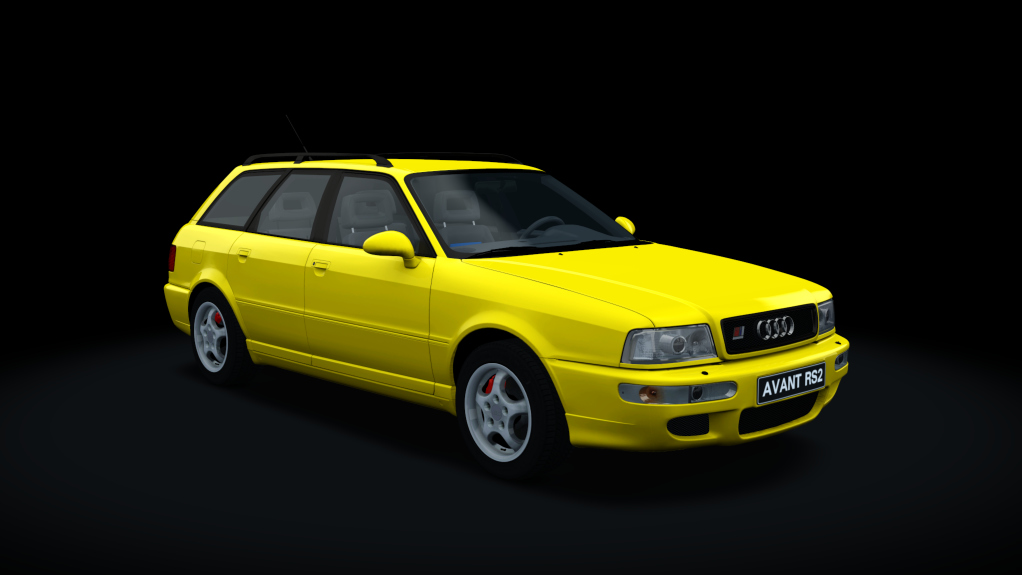 Audi RS2 800HP, skin Yellow