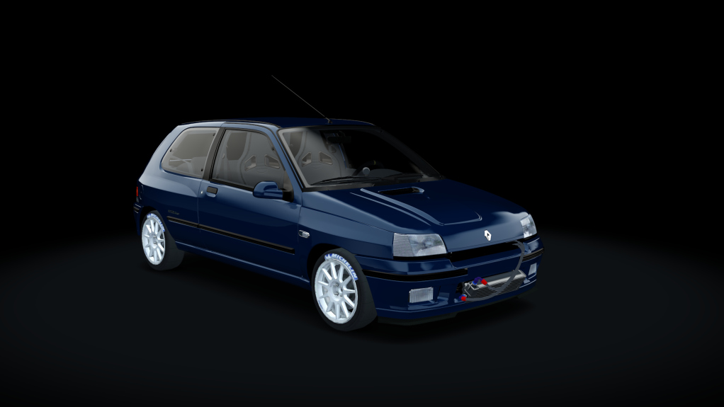 Renault Clio Williams TURBO, skin Azul clásico