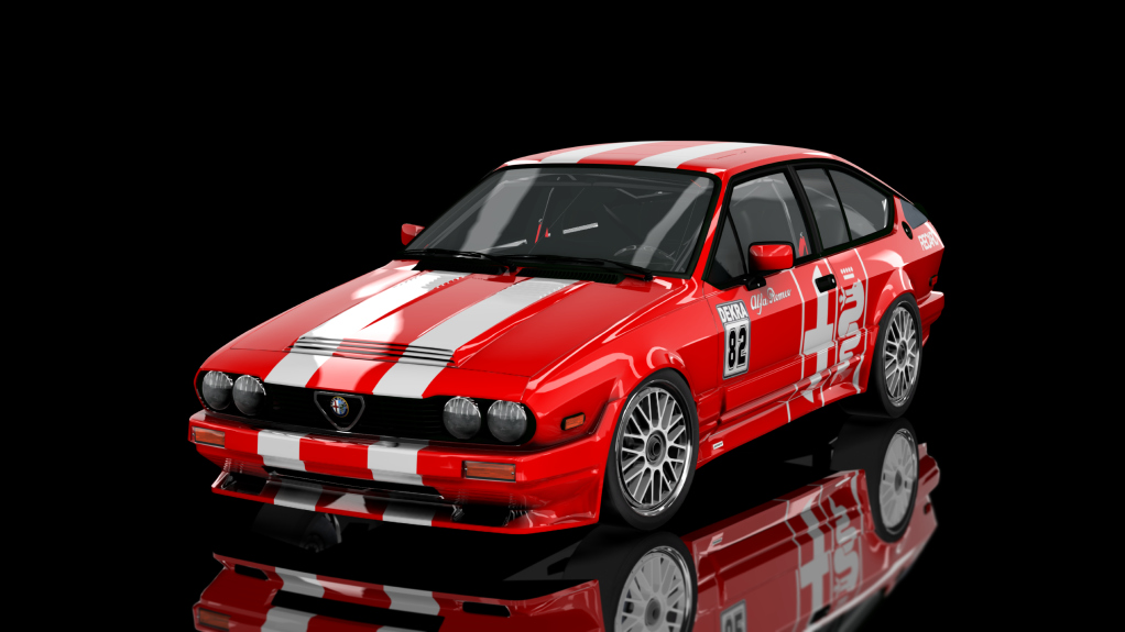 Gr2 Alfa Romeo GTV6, skin red_alfa