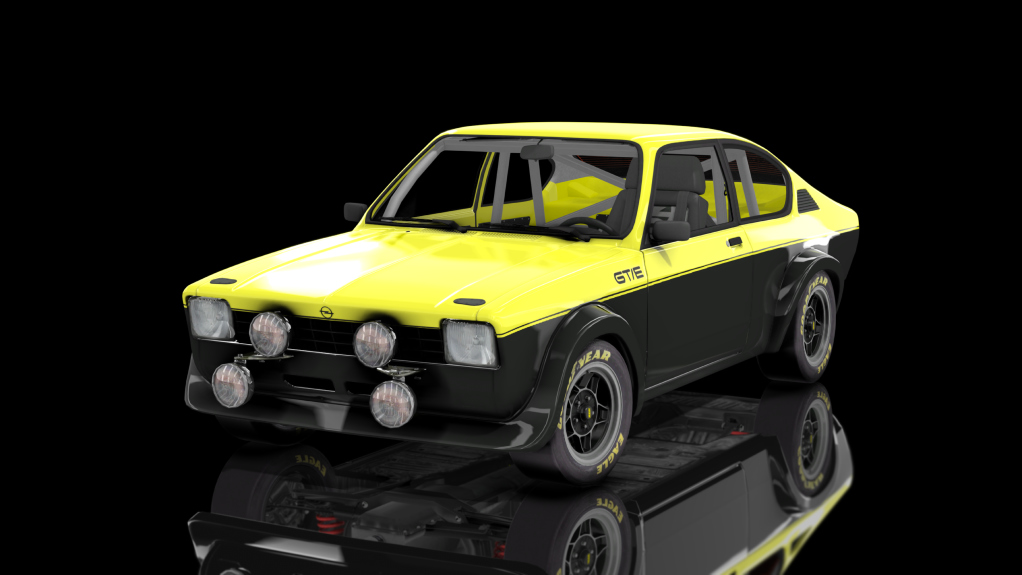 Gr2 Opel Kadett, skin BlackYellow