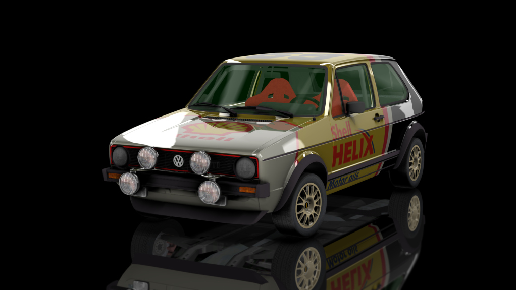 Gr2 Volkswagen Golf GTI MK1, skin Alpine_White