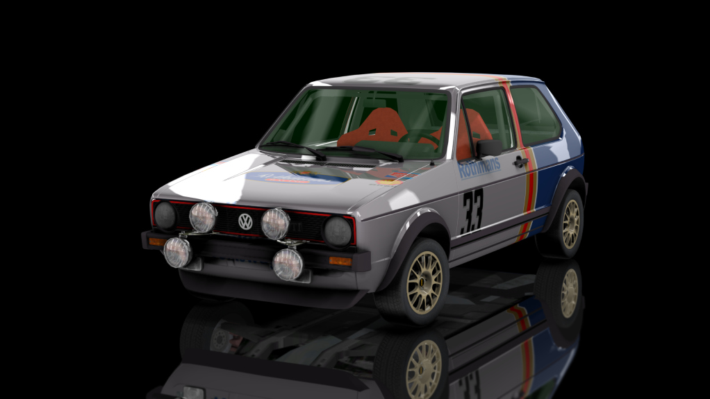 Gr2 Volkswagen Golf GTI MK1, skin Black