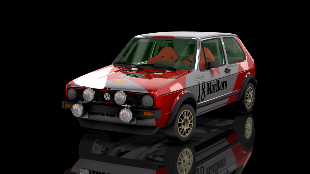 Gr2 Volkswagen Golf GTI MK1, skin Inari_Silver