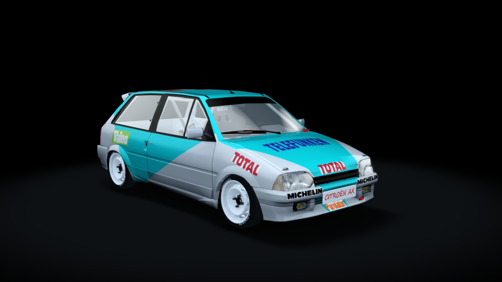 Citroen AX COPA, skin Telefunken