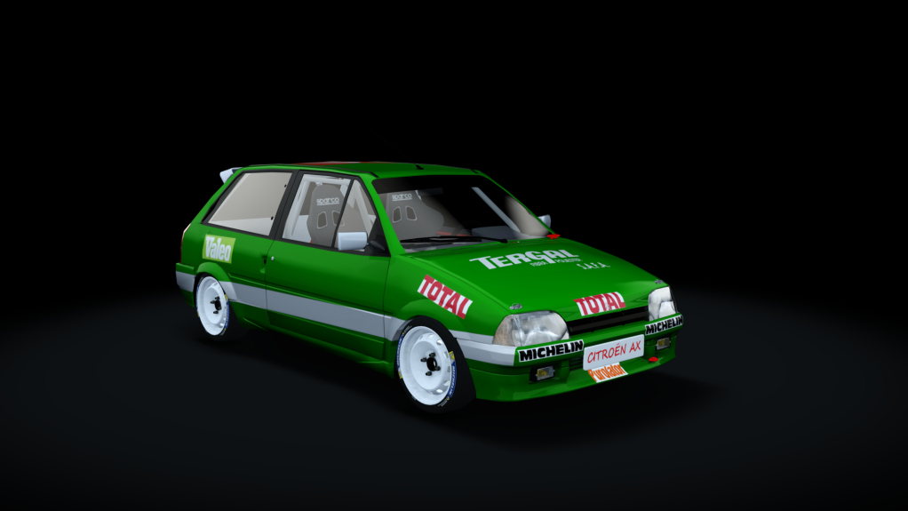 Citroen AX COPA, skin Tergal