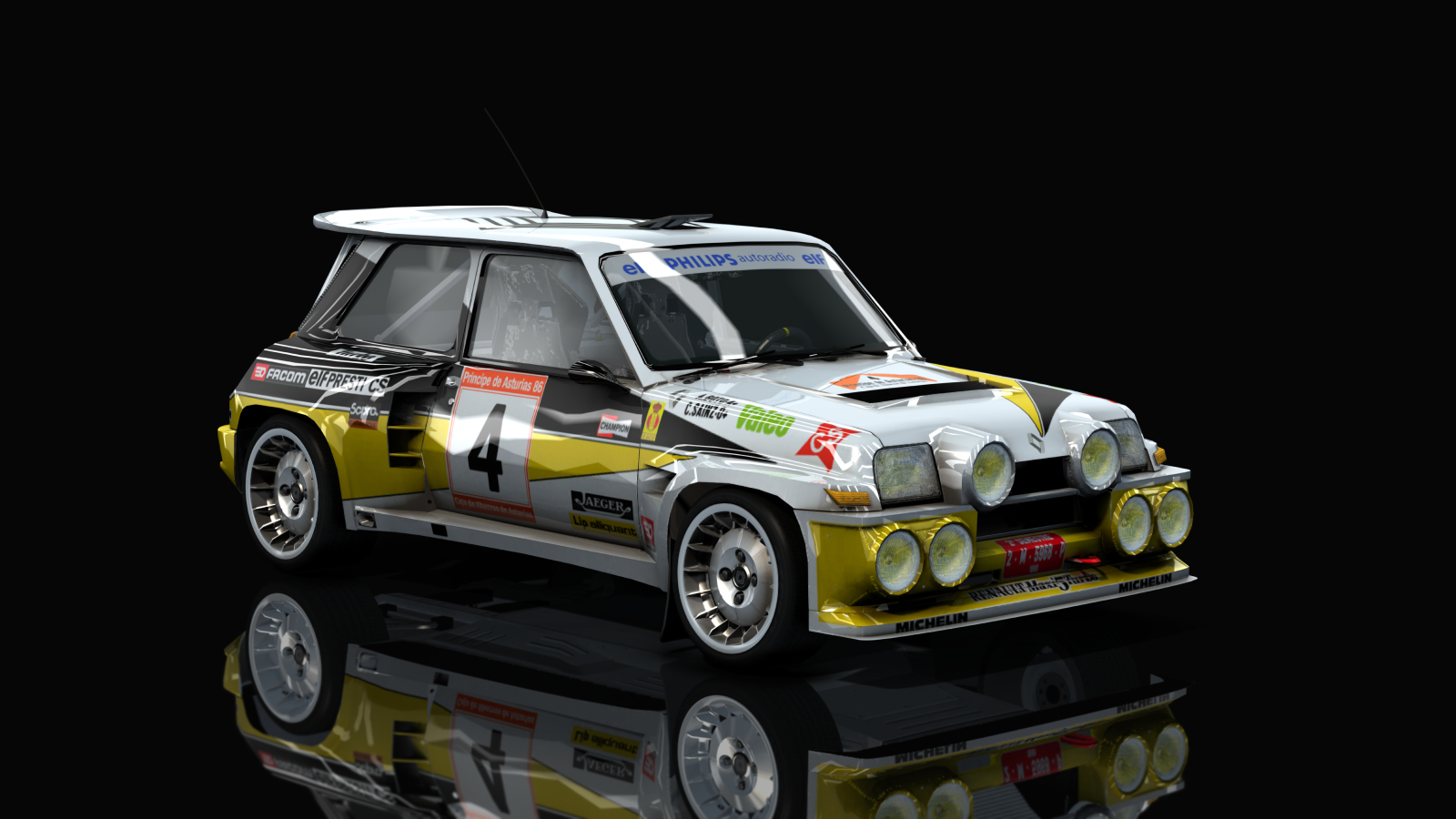 GrB Renault R5 Turbo MAXI 2, skin sainz