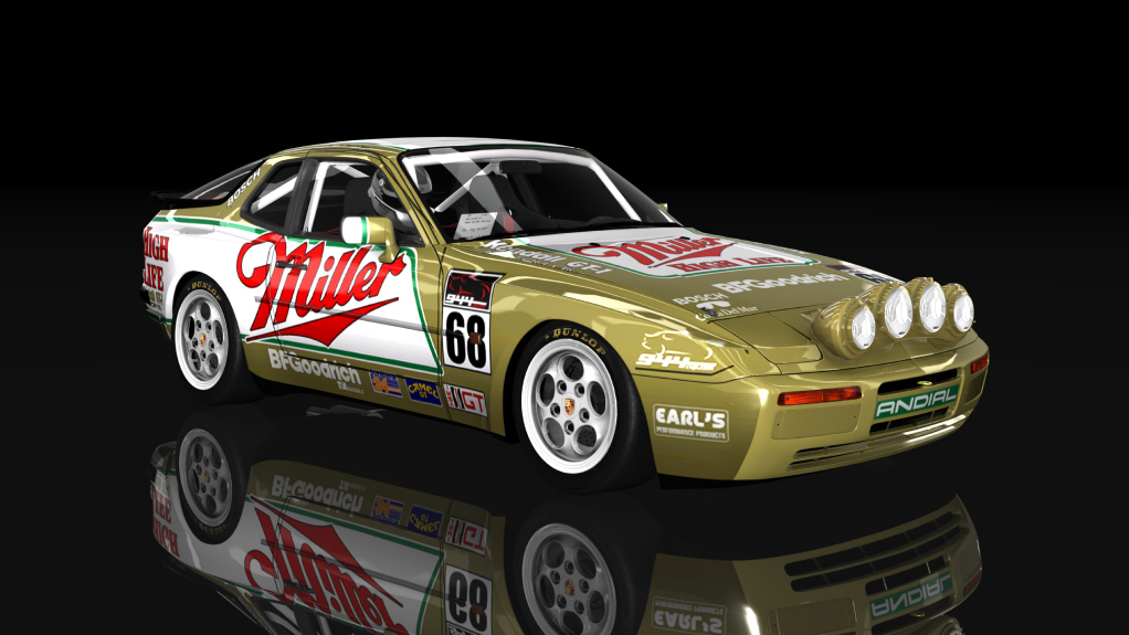 GrB Porsche 944 Turbo Rally, skin miller