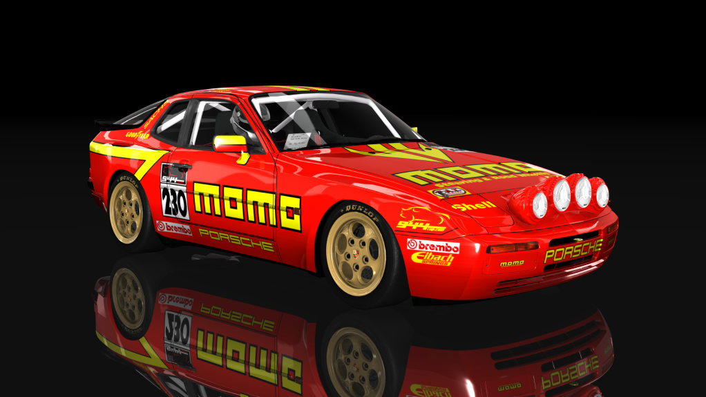 GrB Porsche 944 Turbo Rally, skin momo