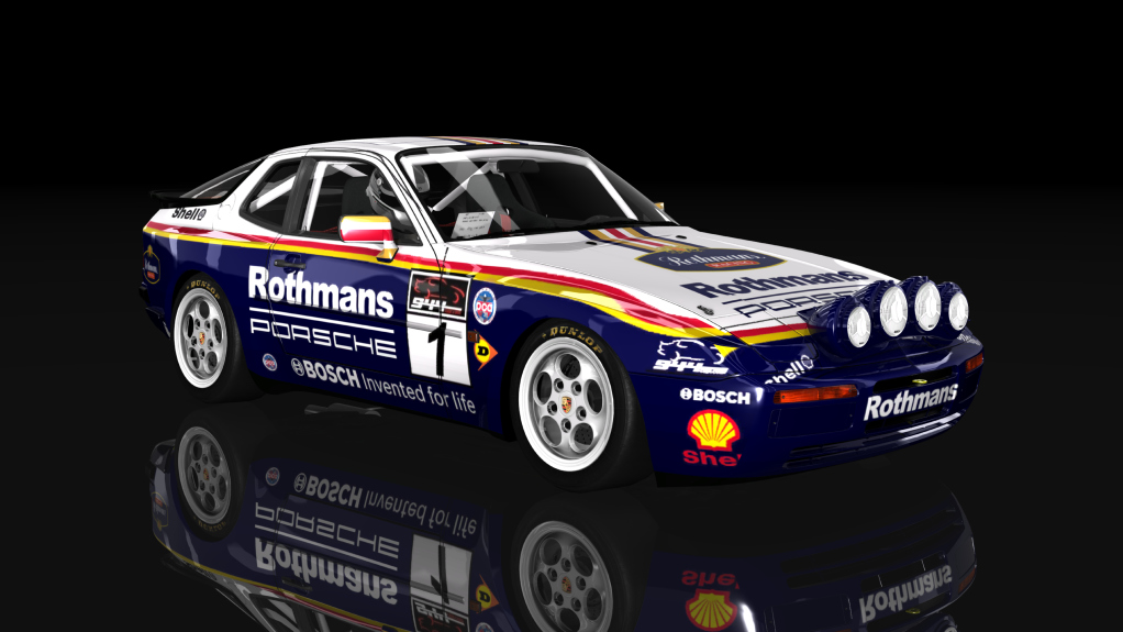 GrB Porsche 944 Turbo Rally, skin rothmans