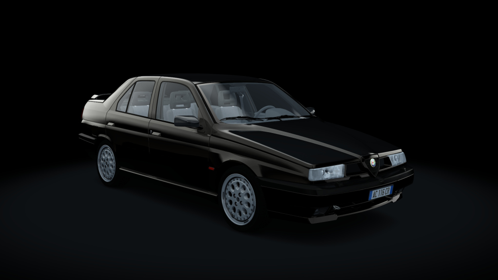 Alfa Romeo 155 Q4, skin nero