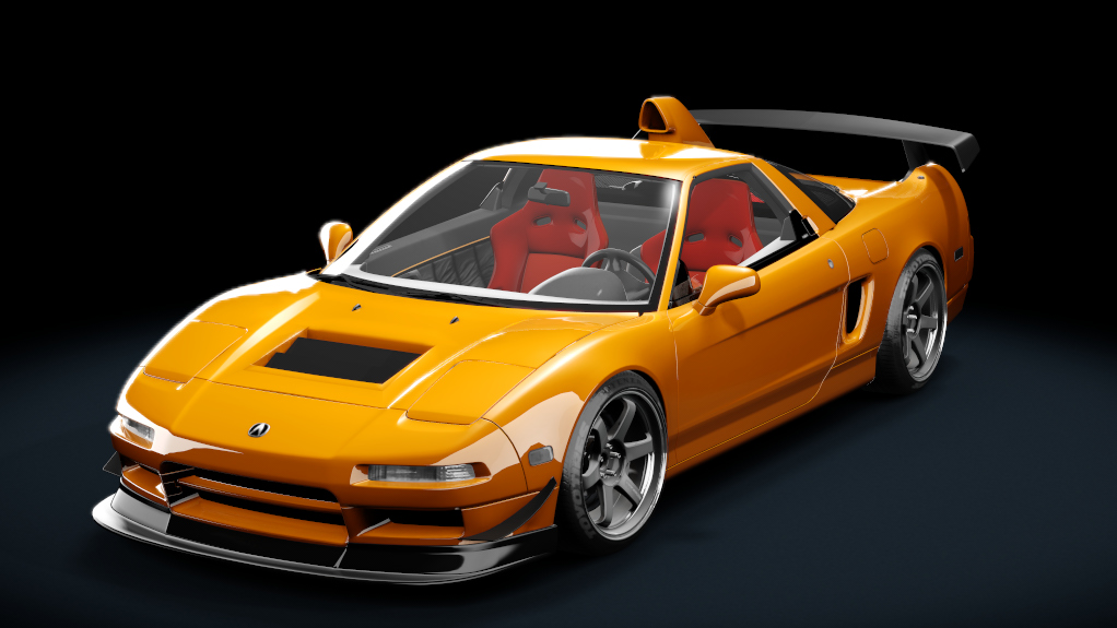 Acura Spoon Sports NSX Type-R GT Tracktool, skin imola_orange_pearl