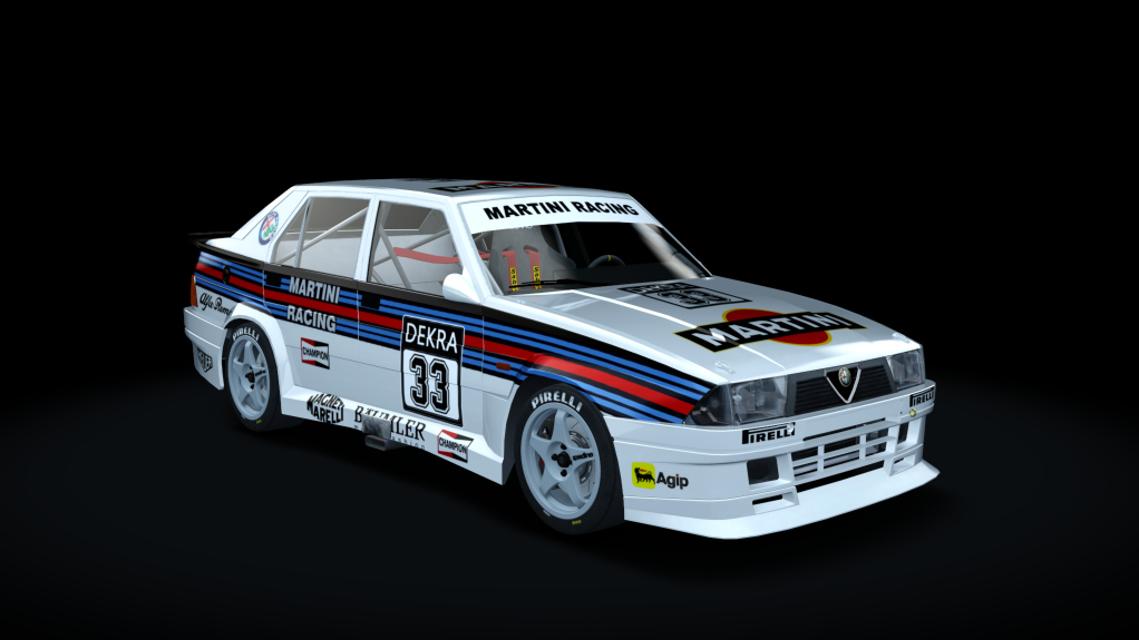 Alfa Romeo 75 DTM, skin martini_33