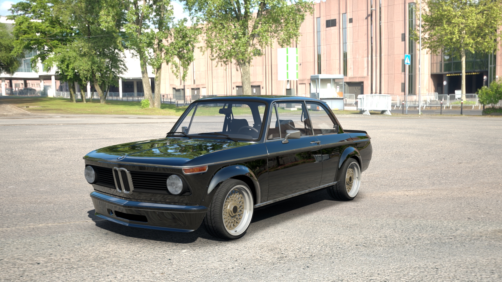 Bmw 2002 Turbo S1, skin Nero