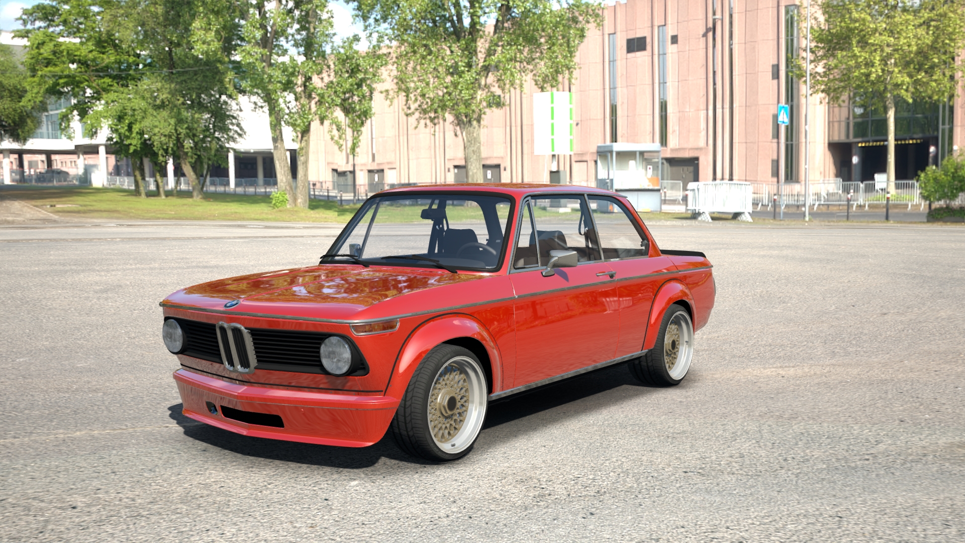 Bmw 2002 Turbo S1, skin Rosso