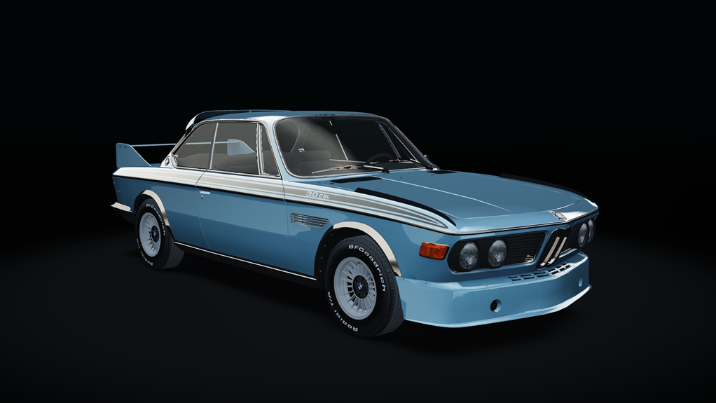 BMW 3.0 CSL Stage 1 - 1972, skin fjord_blue_metallic