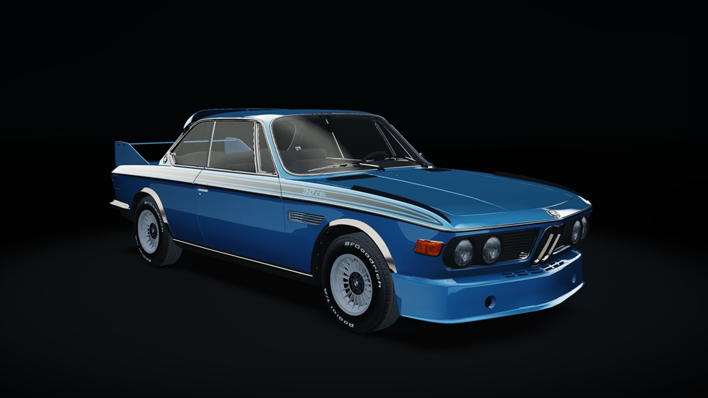 BMW 3.0 CSL Stage 1 - 1972, skin riviera_blue