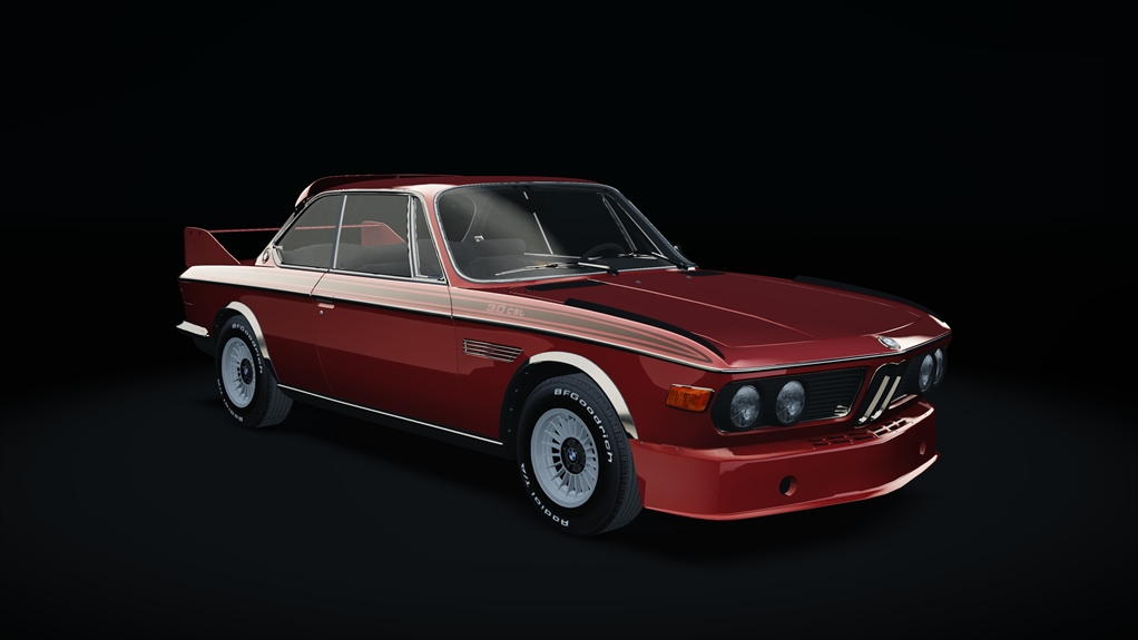 BMW 3.0 CSL Stage 1 - 1972, skin verona_red