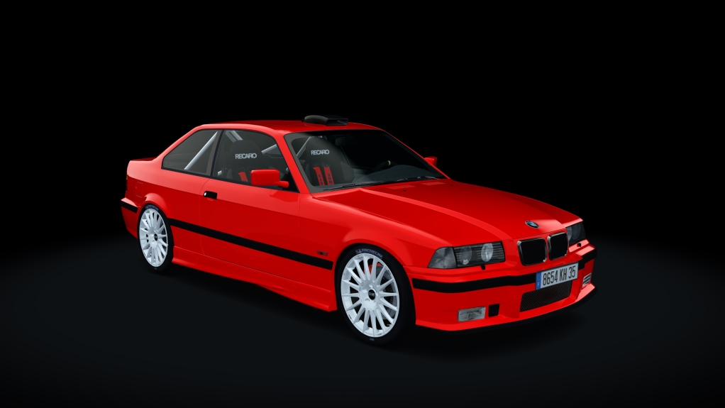 BMW 325i E36 Rally Evo, skin red