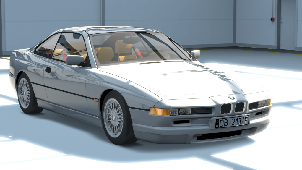 BMW E31 850i V12, skin alpine_white