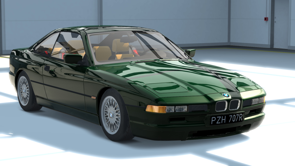 BMW E31 850i V12, skin oxford_green_metalic