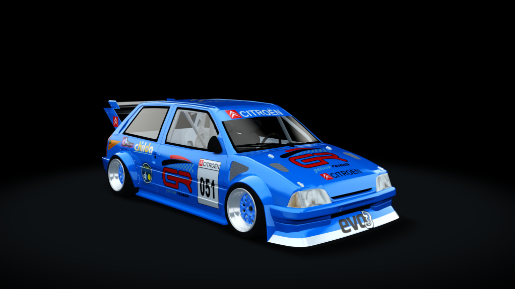 childa Citroen AX kit car evo 3, skin GR_051