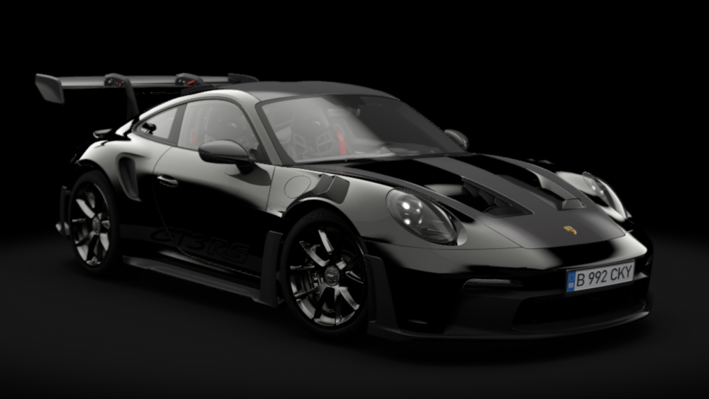 Porsche 992 GT3 RS Weissach 2023, skin 06_Black