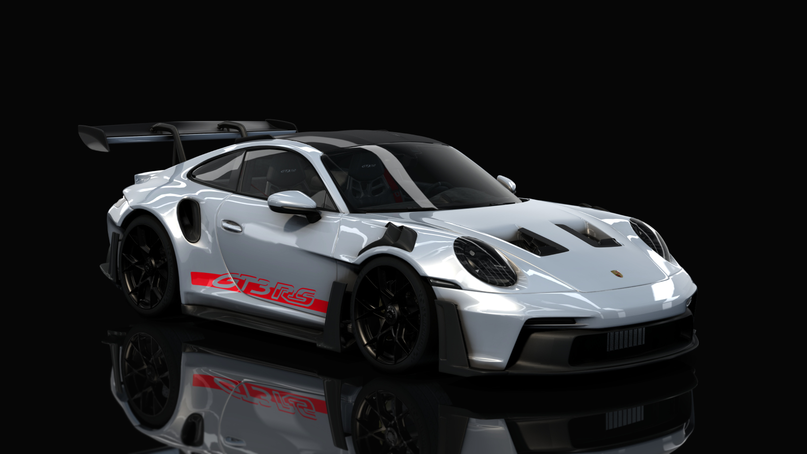 Porsche 911 GT3 RS (992), skin Silver GT1