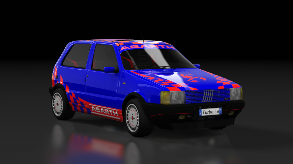 DM Uno Turbo MK1, skin 01_Abarth_Blue_1