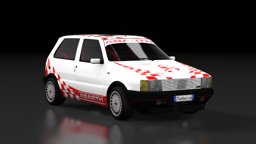 DM Uno Turbo MK1, skin 02_Abarth_White_1