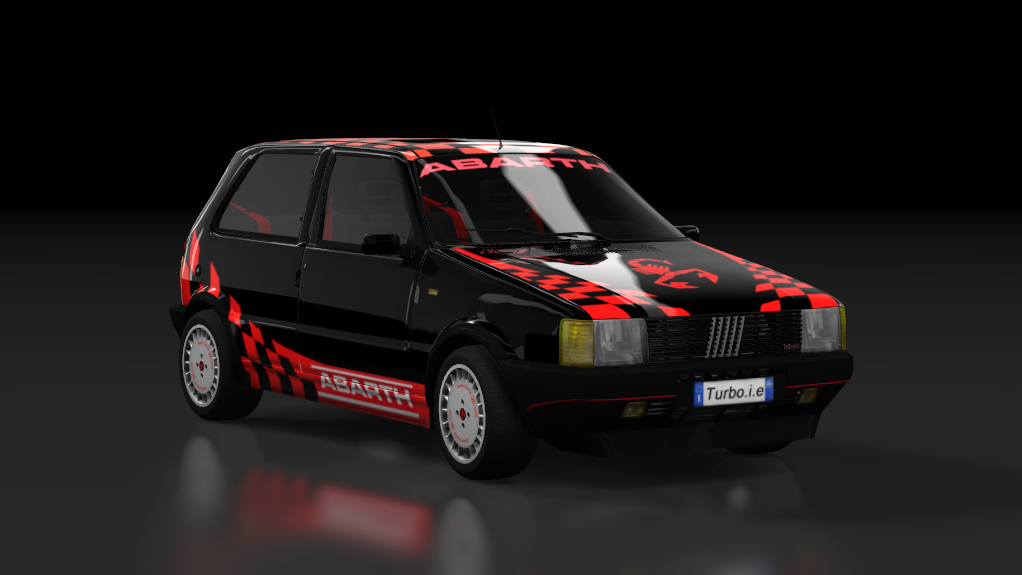 DM Uno Turbo MK1, skin 03_Abarth_Black_1