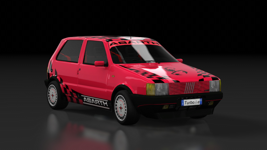 DM Uno Turbo MK1, skin 06_Abarth_Red