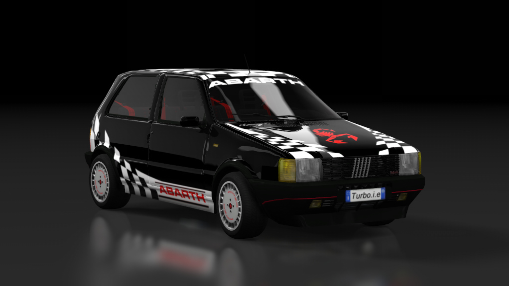 DM Uno Turbo MK1, skin 09_Abarth_Black_2