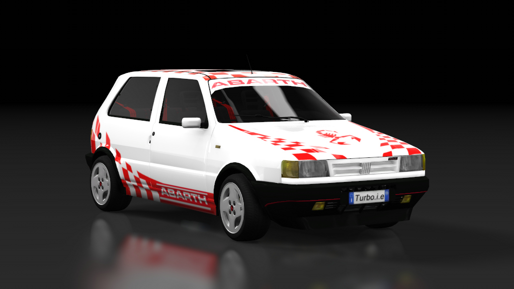 DM Uno Turbo MK2, skin 02_Abarth_White_1