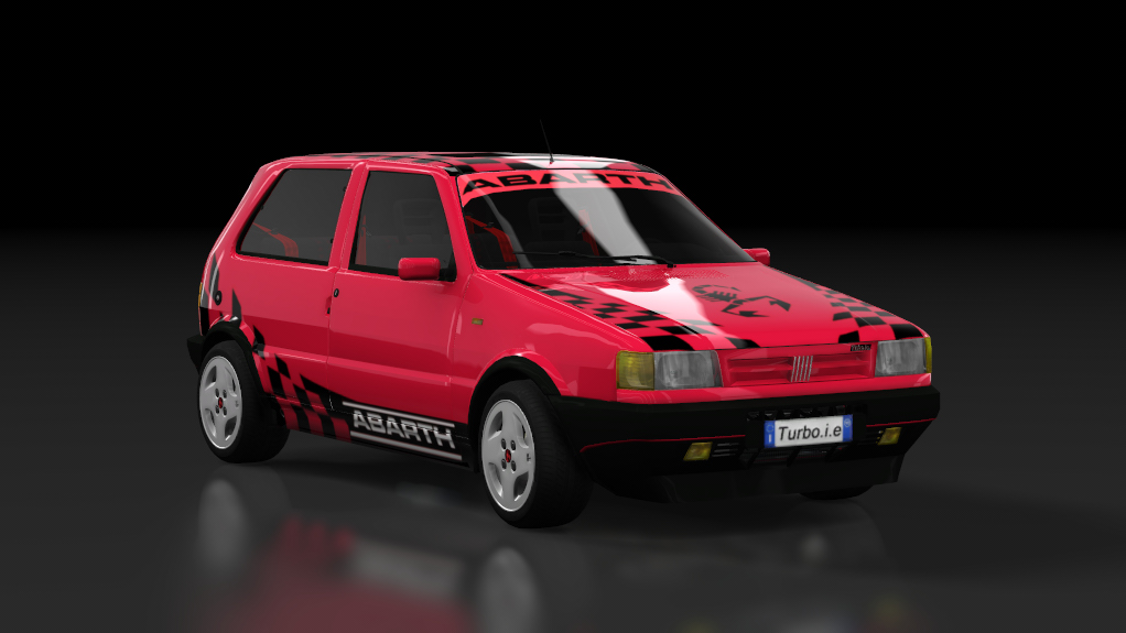 DM Uno Turbo MK2, skin 06_Abarth_Red