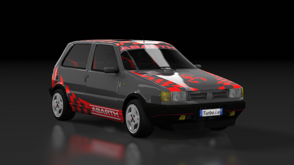 DM Uno Turbo MK2, skin 07_Abarth_Dark_Grey