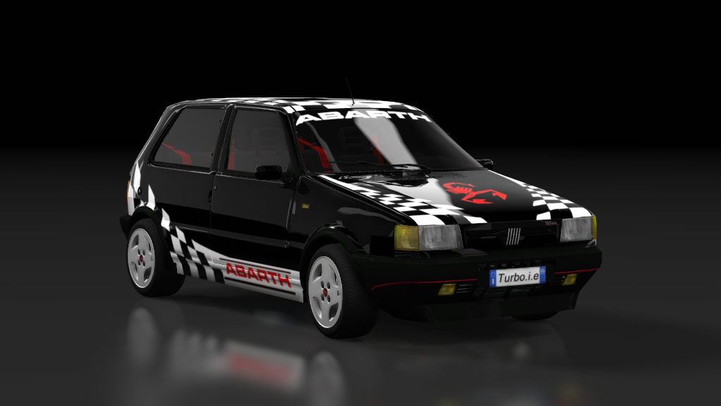 DM Uno Turbo MK2, skin 09_Abarth_Black_2