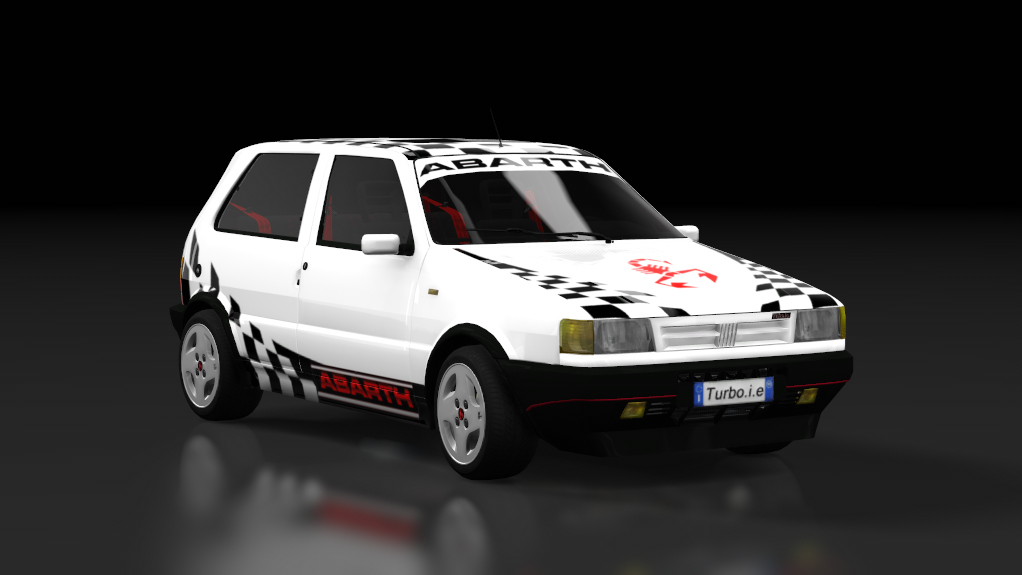 DM Uno Turbo MK2, skin 11_Abarth_White_2