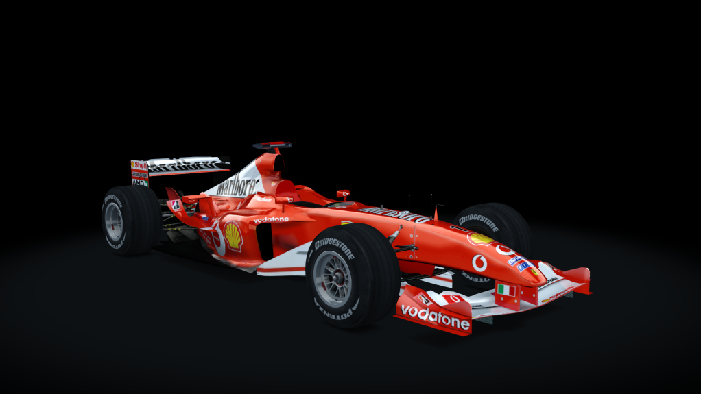 F1 2003 Ferrari, skin Schumacher