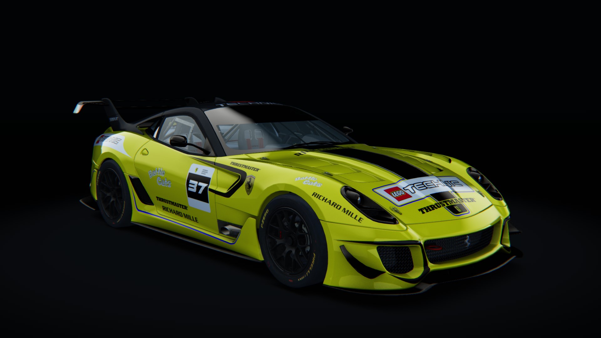 Ferrari 599XX EVO, skin fes_2021_73_yellow