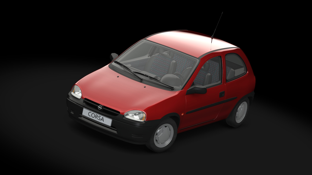 GA Opel Corsa B 1.4i 16v, skin british_post_red