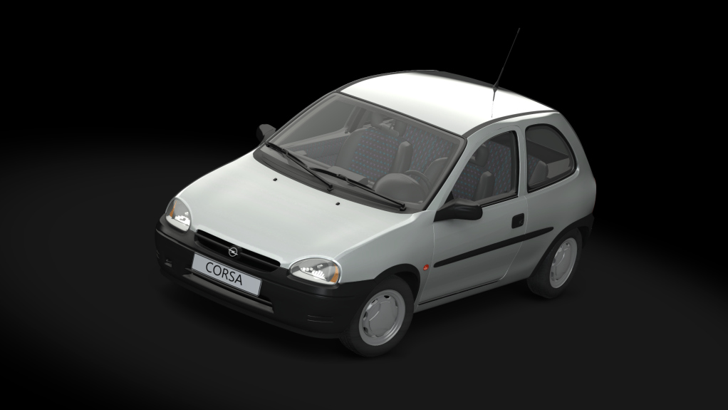 GA Opel Corsa B 1.4i 16v, skin casablanca_weiss