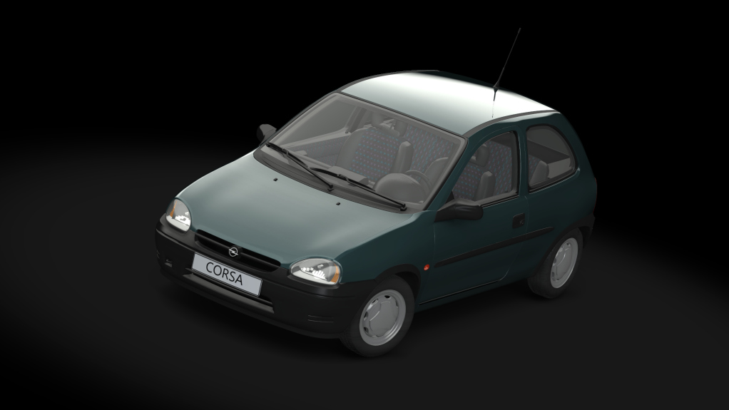 GA Opel Corsa B 1.4i 16v, skin nile_green_met