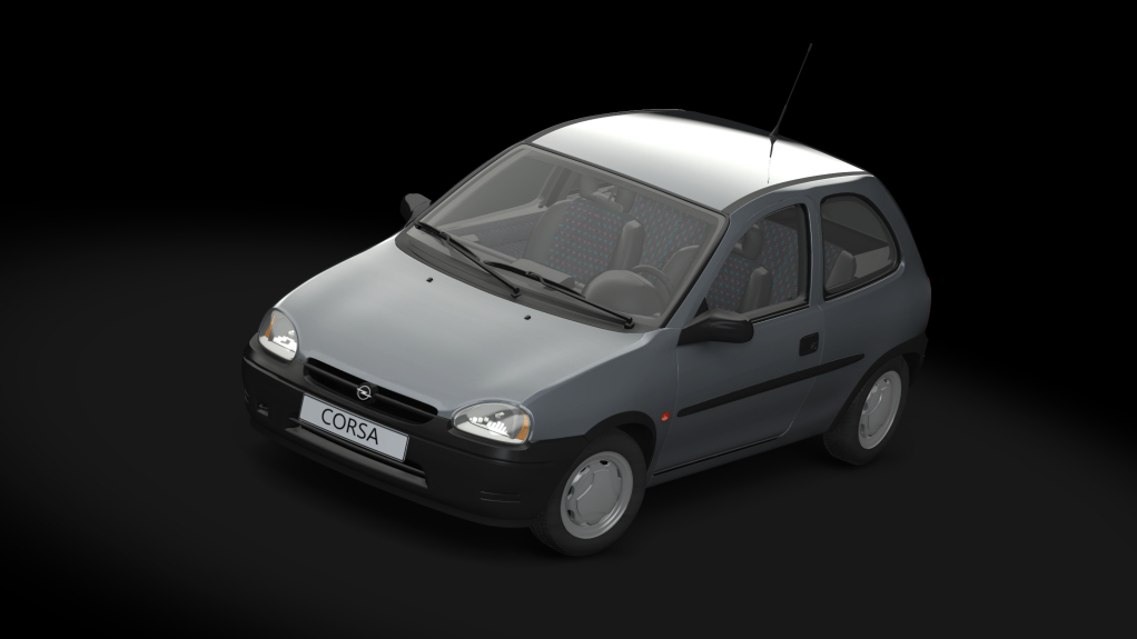 GA Opel Corsa B 1.4i 16v, skin smoke_grey_met