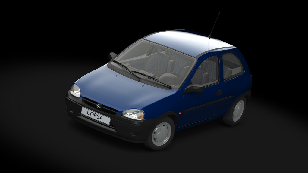 GA Opel Corsa B 1.4i 16v, skin spectral_blue_met