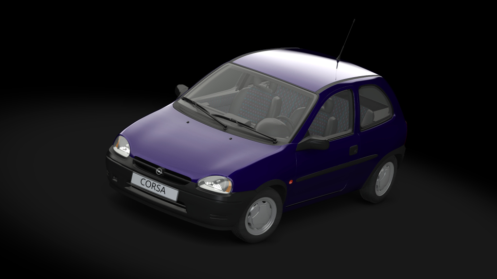 GA Opel Corsa B 1.4i 16v, skin tech_violet_met