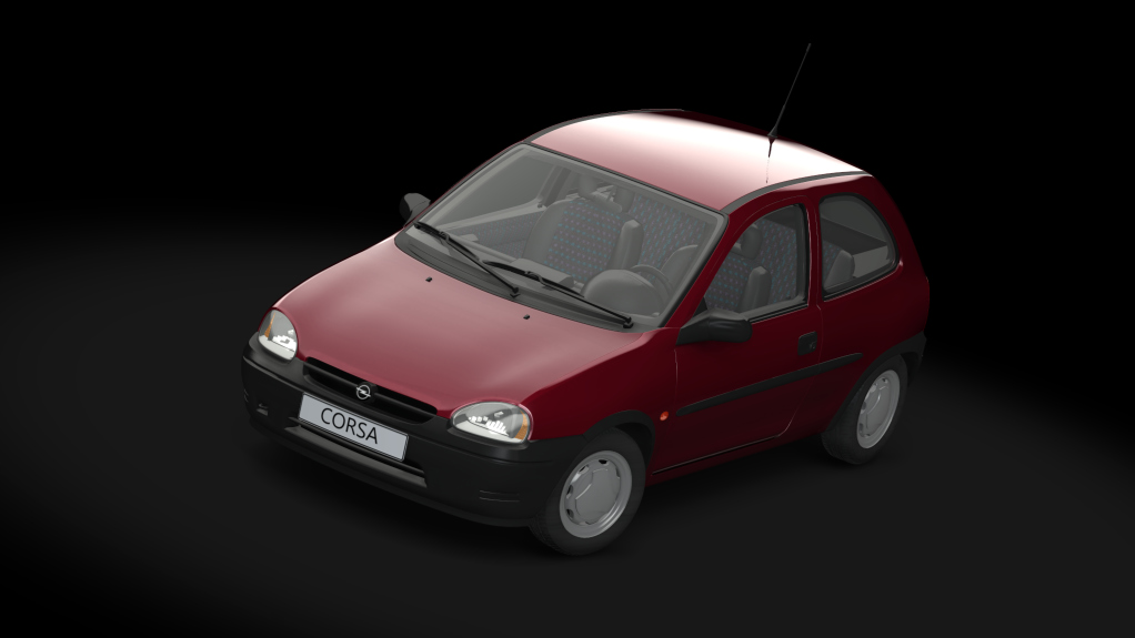 GA Opel Corsa B 1.4i 16v, skin toscana_red