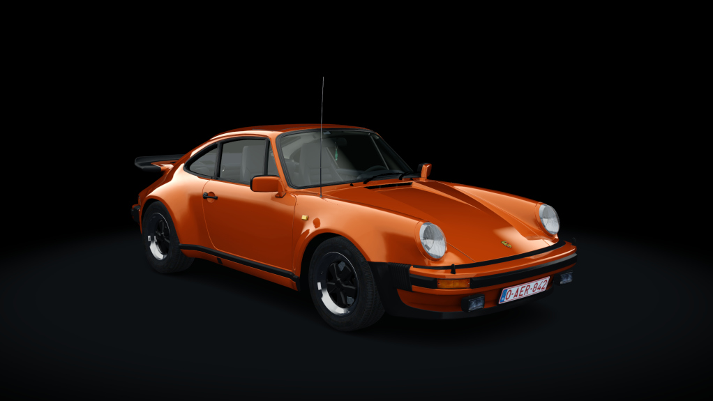 1976  Porsche 911 3.0 Turbo, skin 107_continentalorange