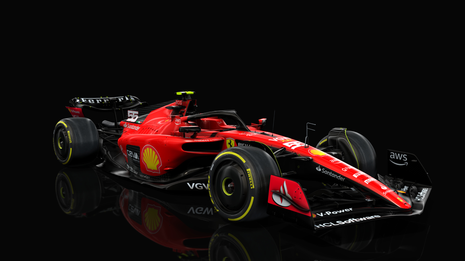 Grand Prix 2023 SF-23, skin Sainz